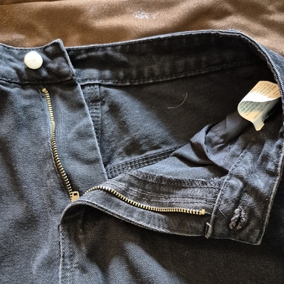 SHEIN Dark Straight Leg Jeans with Pink Details - Picture 10 of 11